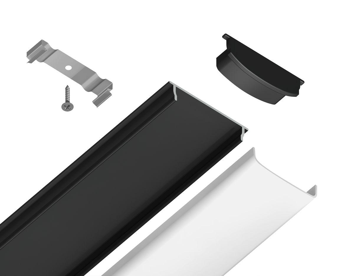 профиль с рассеивателем ambrella illumination gp1600bk