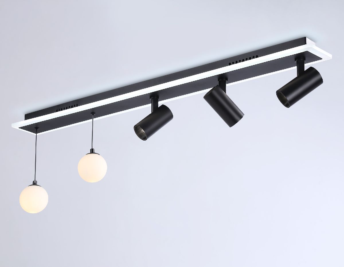 потолочная люстра ambrella light linetech fl66202