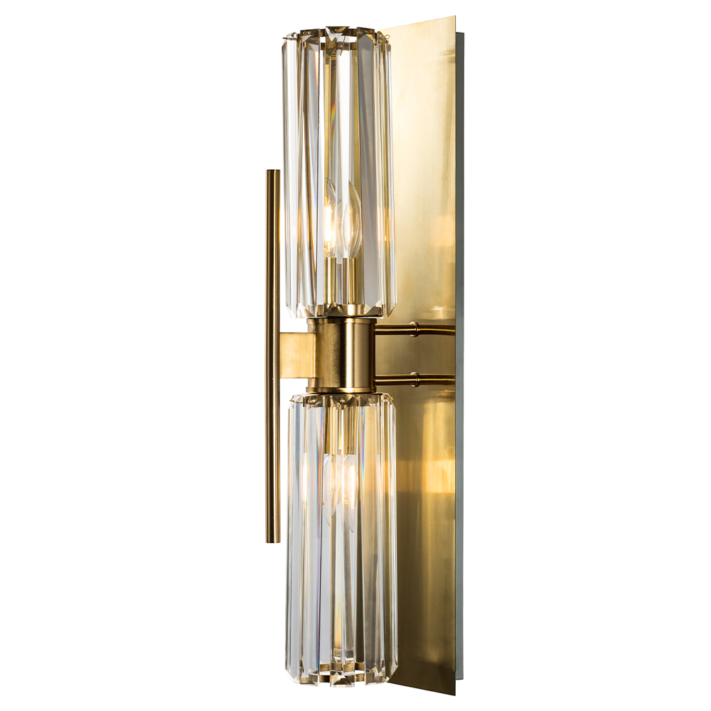 настенный светильник crystal lux magdolina ap2 bronze/transparente