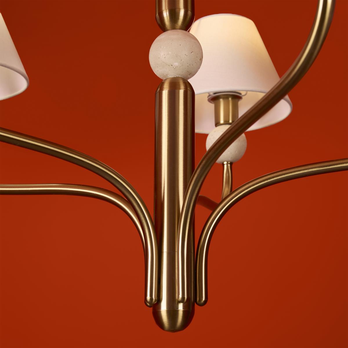 люстра на штанге freya aurelia fr2058pl-05bs