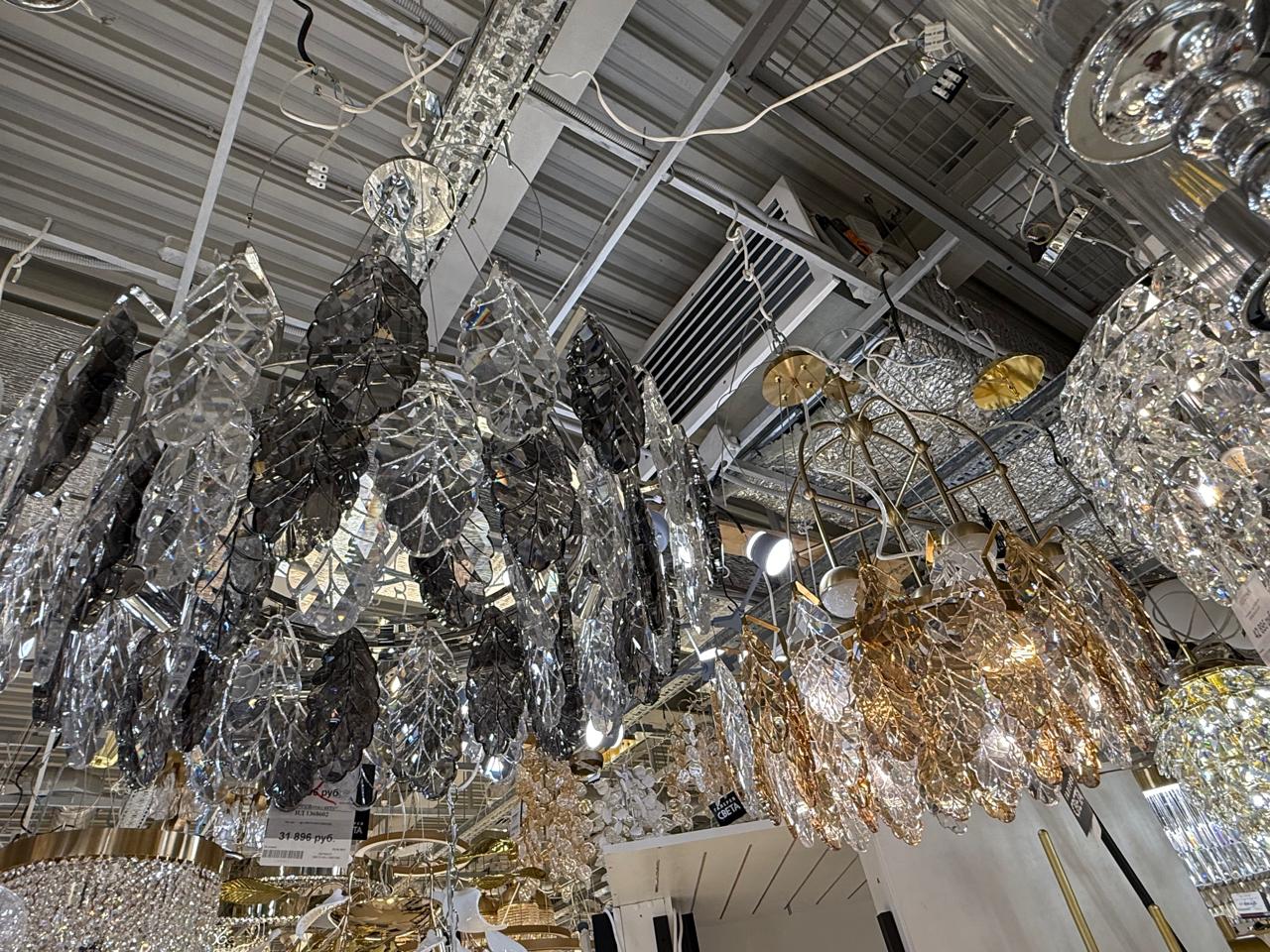 подвесная люстра crystal lux trevi sp6 chrome
