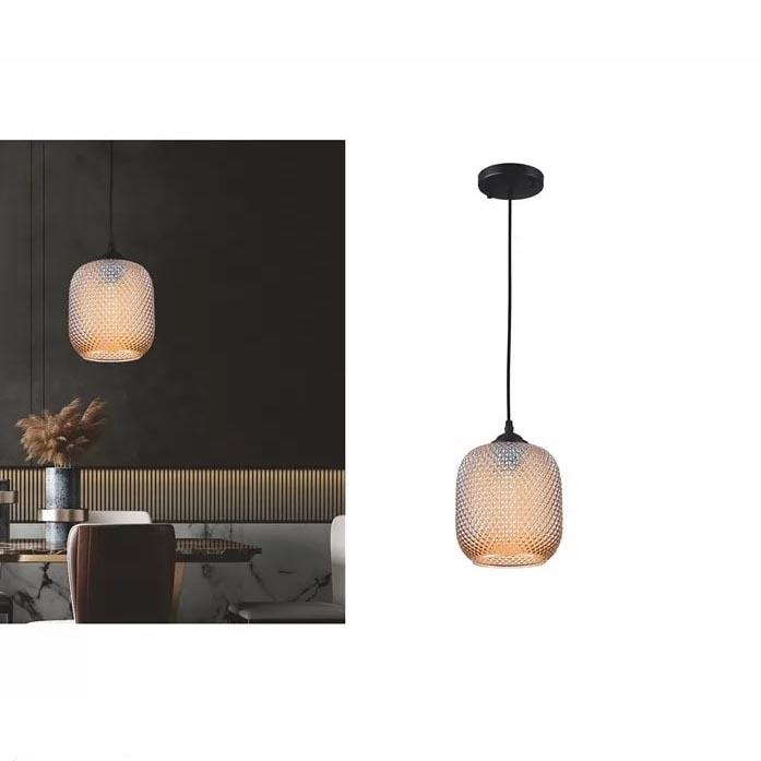 подвесной светильник ilamp rich 8105p bk-am