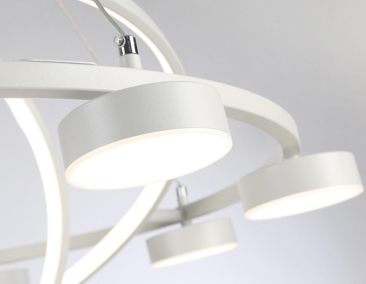 подвесная светодиодная люстра ambrella light comfort linetech fl51777