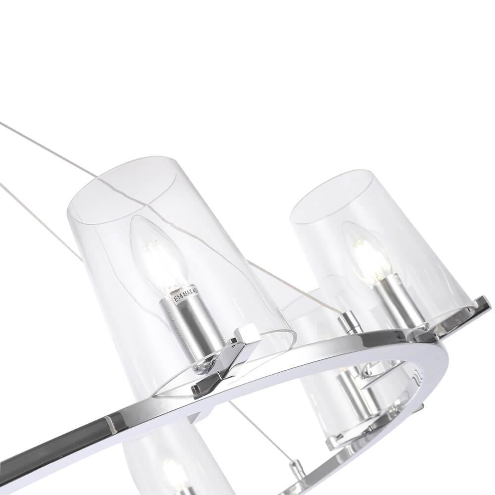 подвесная люстра crystal lux medici sp8