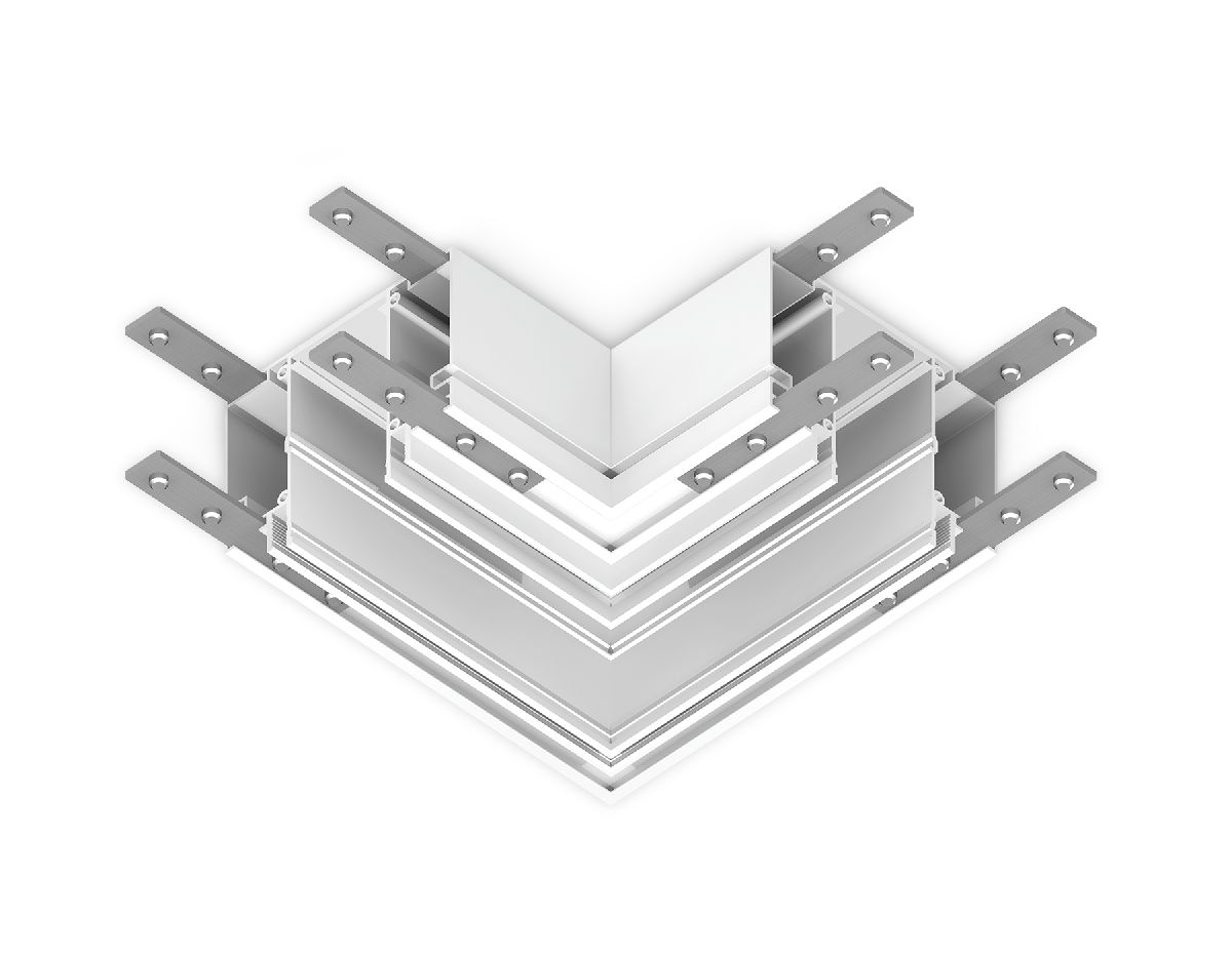 коннектор угловой ambrella light magnetic 220v gl1045