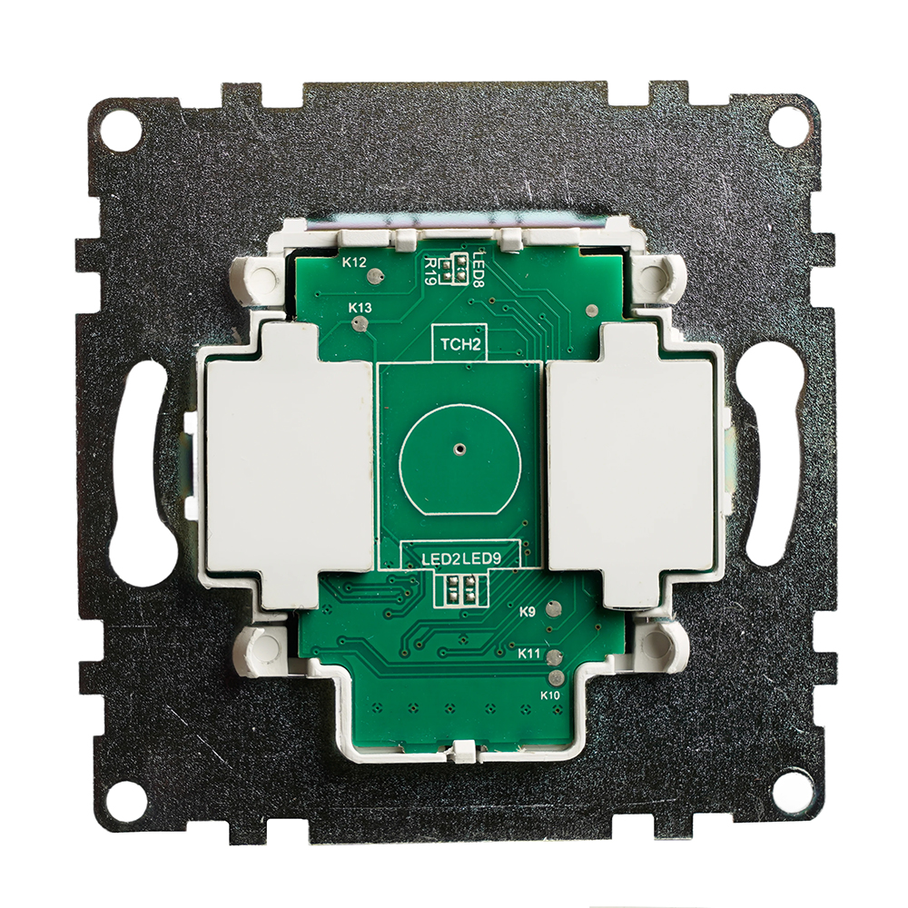 выключатель 2-клавишный сенсорный (механизм) stekker катрин 50275