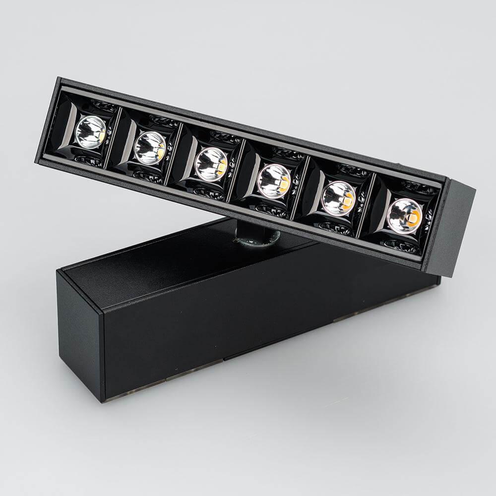 трековый светодиодный светильник для магнитного шинопровода arlight mag-laser-fold-45-s160-6w day4000 026971