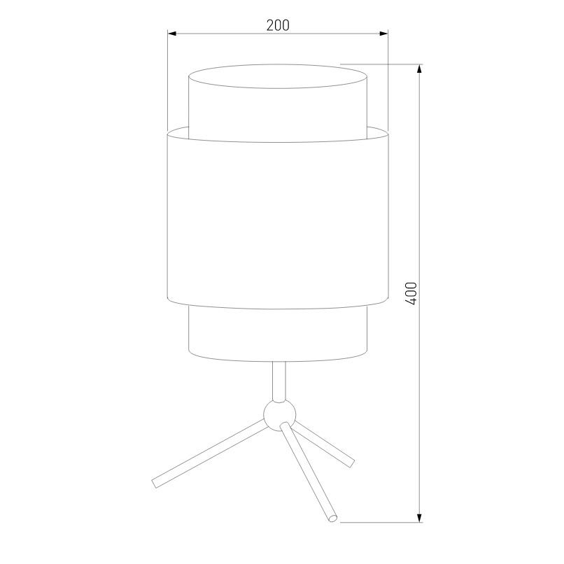 настольная лампа tk lighting boho 6565 boho white