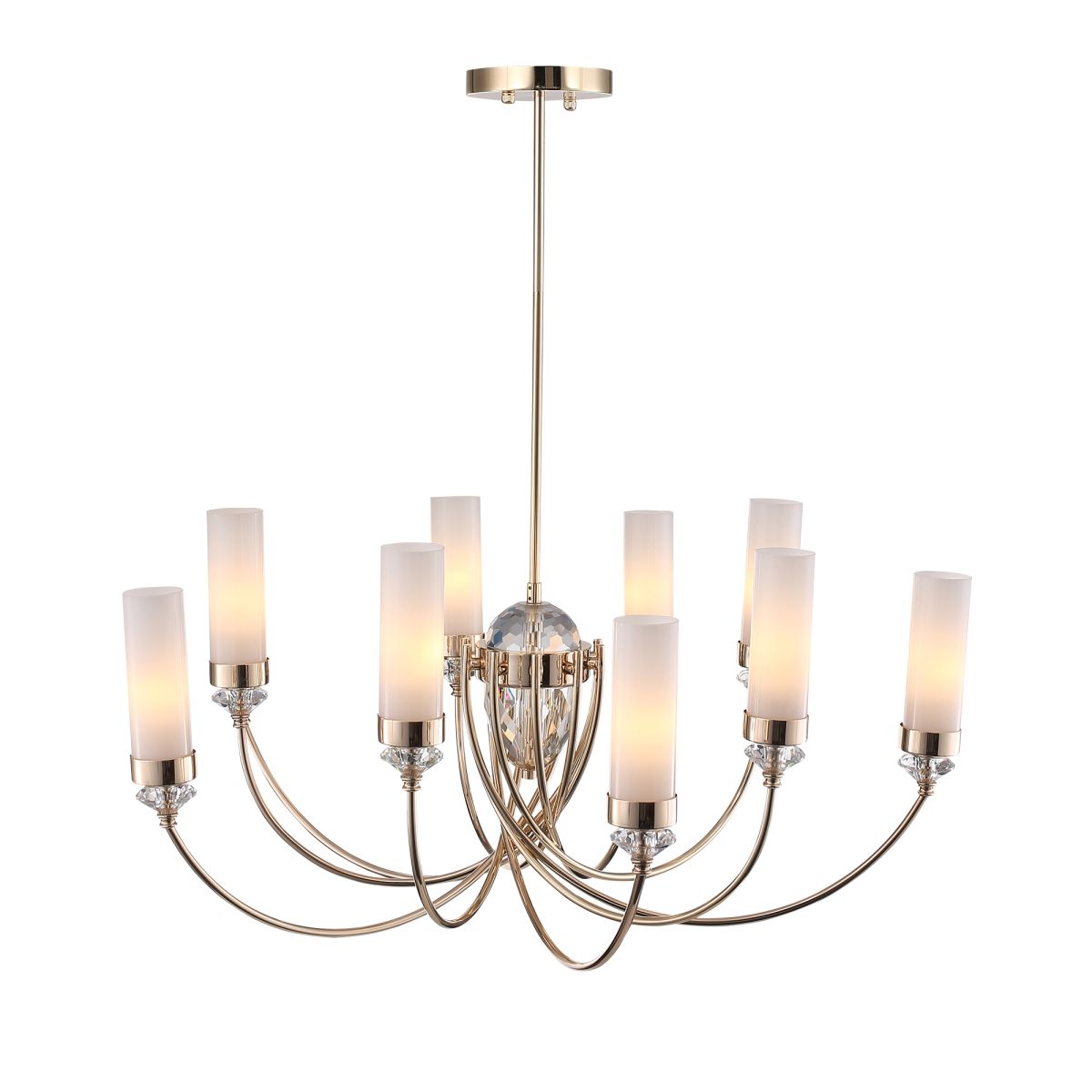 люстра на штанге st luce элегра sl1402.253.10