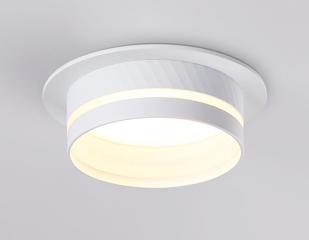встраиваемый светильник ambrella light techno spot gx53 acrylic tech tn5218