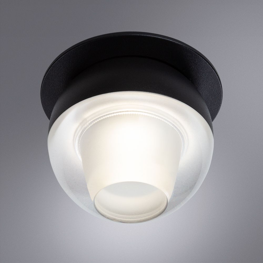 встраиваемый светильник arte lamp deneb a7249pl-1bk