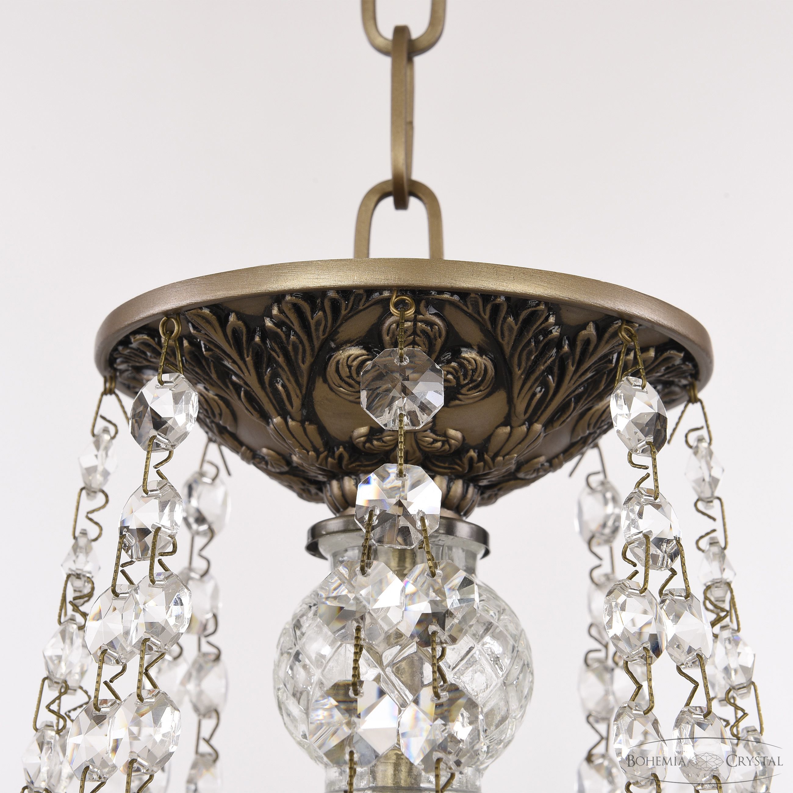 подвесная люстра bohemia ivele crystal al16302/8/195 sgb