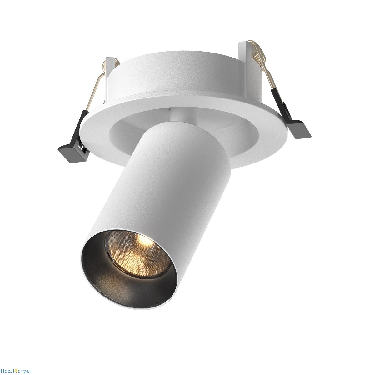 встраиваемый спот maytoni focus led c071cl-7w2.7k-wb