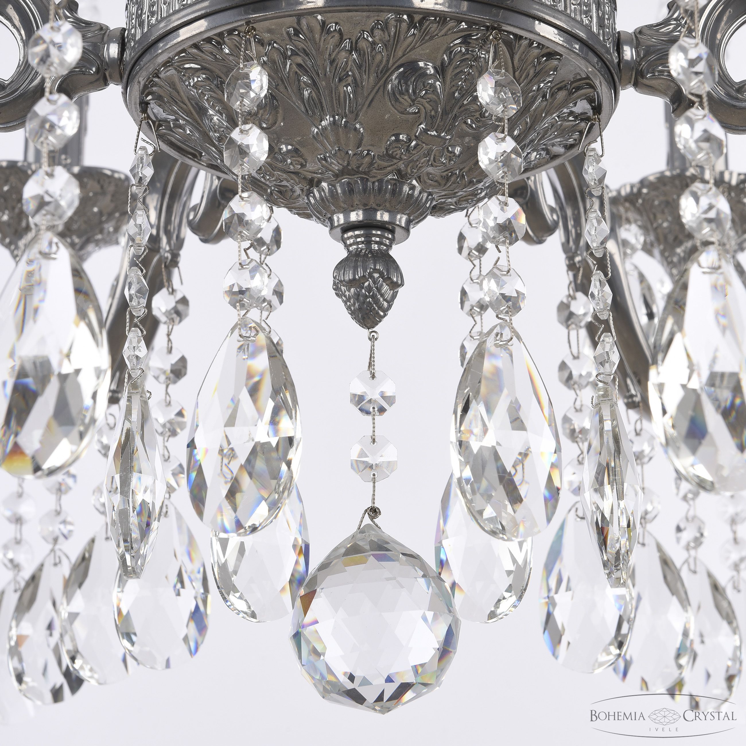 подвесная люстра bohemia ivele crystal al78101/6/210 a cg