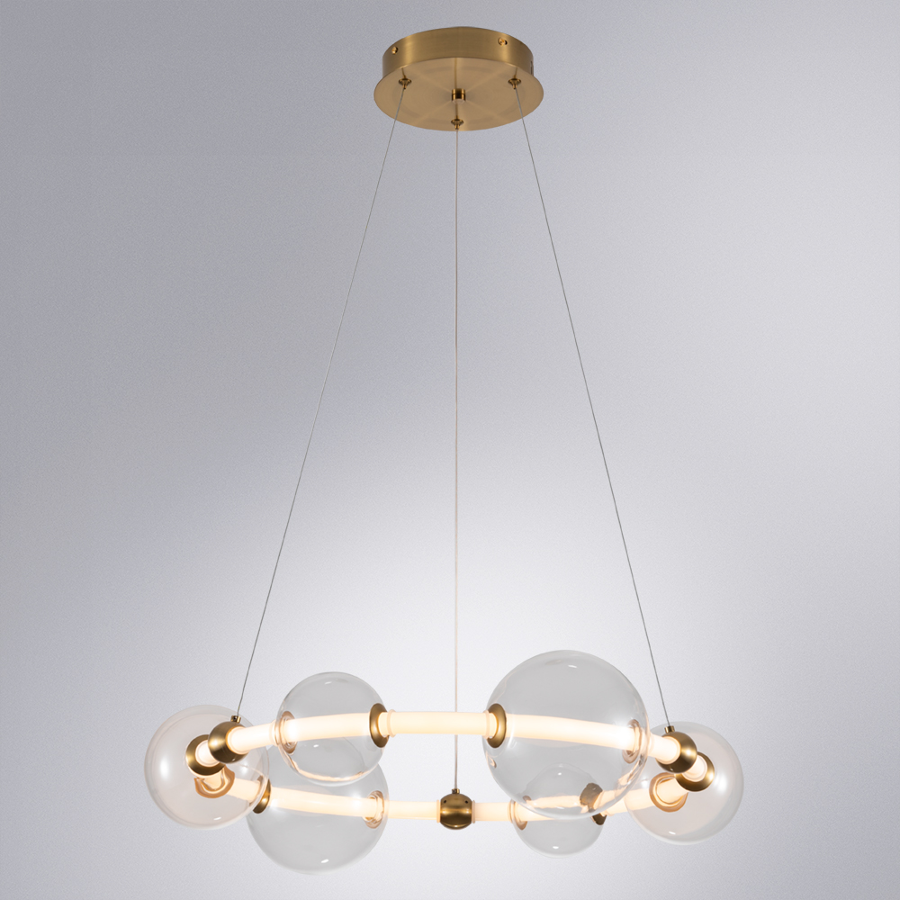 подвесной светильник arte lamp crocus a2780lm-30pb