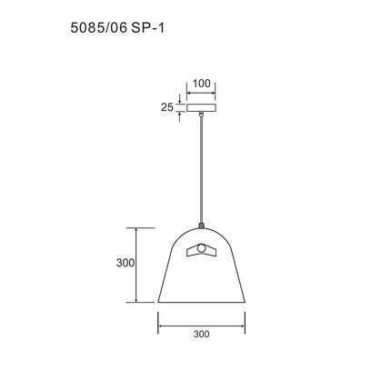 подвесной светильник divinare platea 5085/06 sp-1