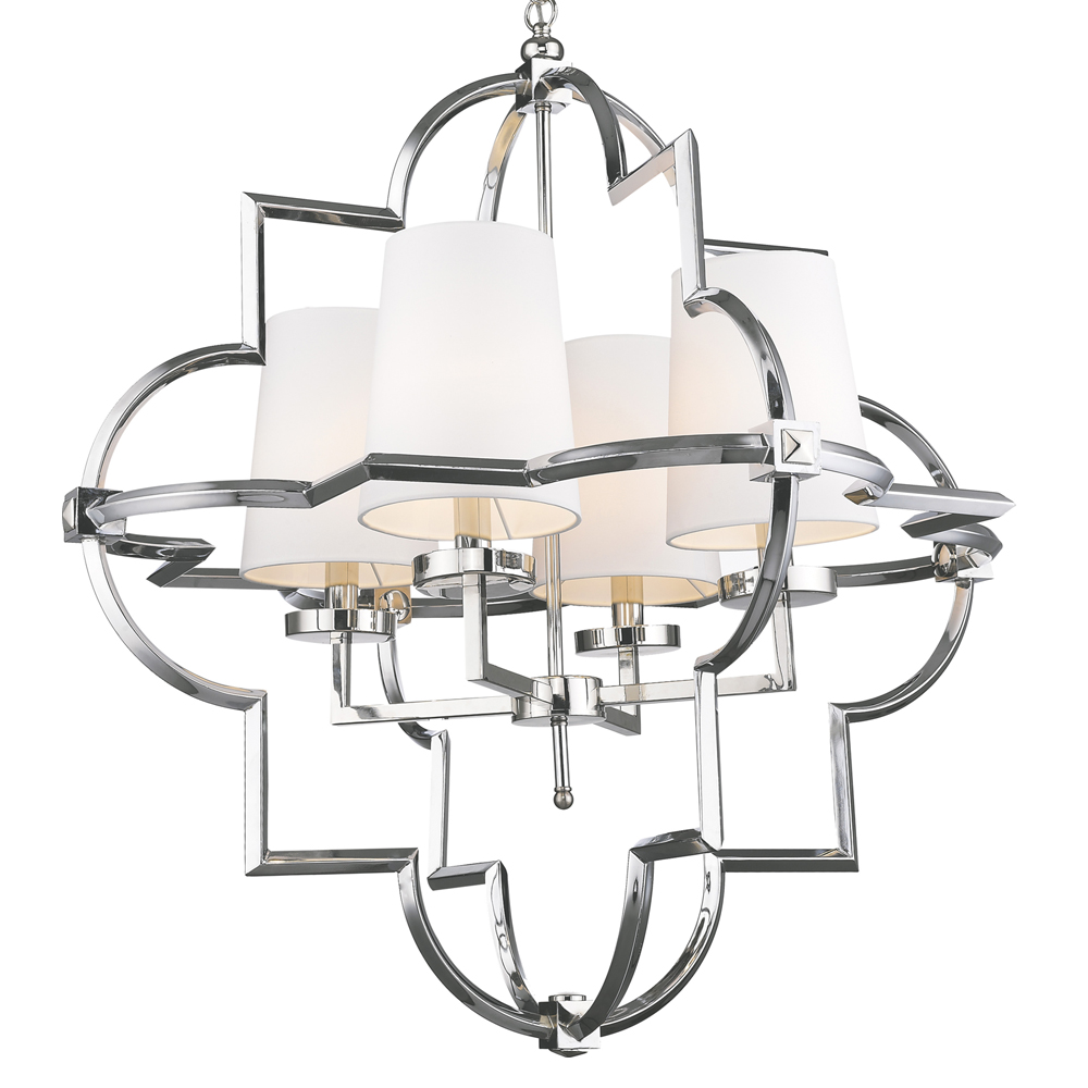 подвесная люстра delight collection mandeville km0728p-4l nickel