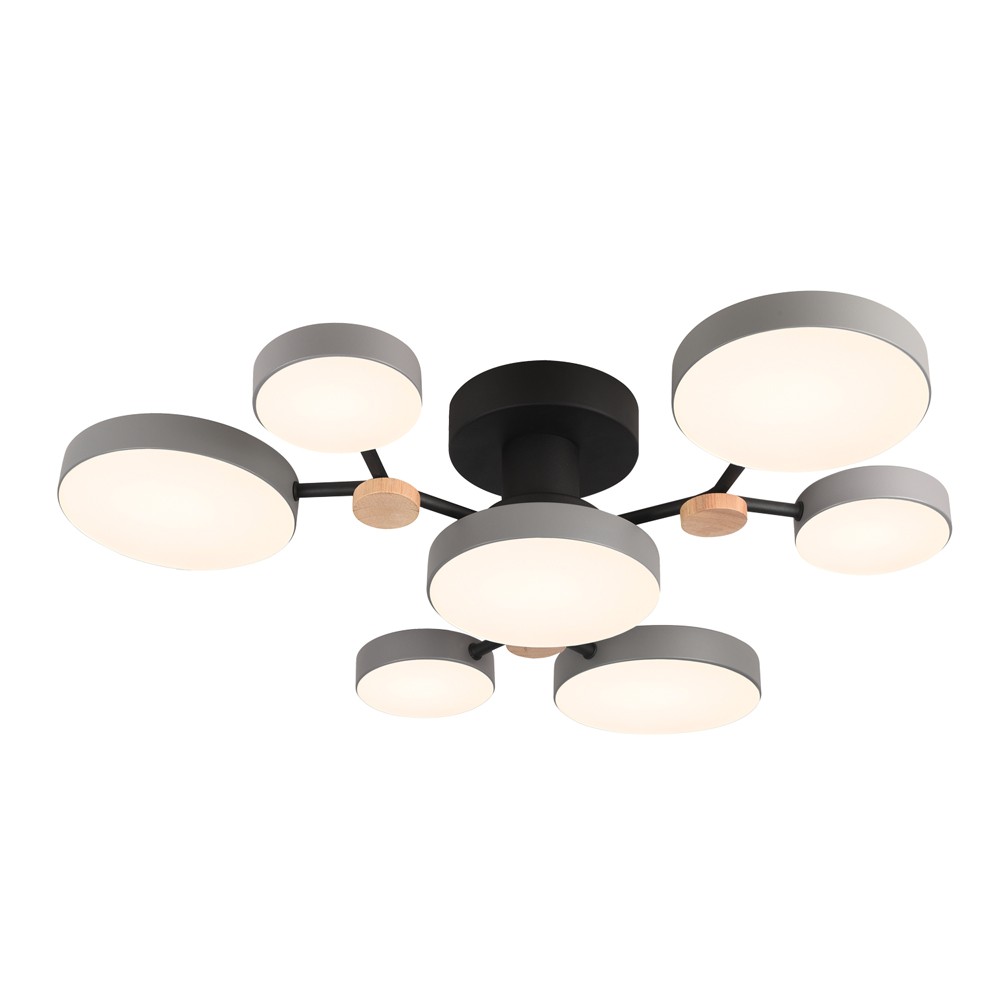 потолочная люстра led4u l3201-700 gr