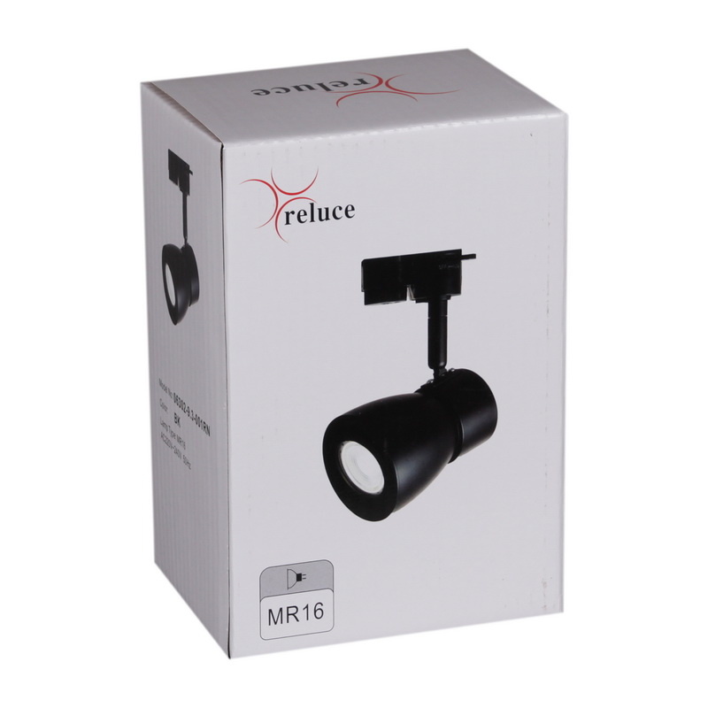 трековый светильник reluce 06302-9.3-001rn mr16 bk