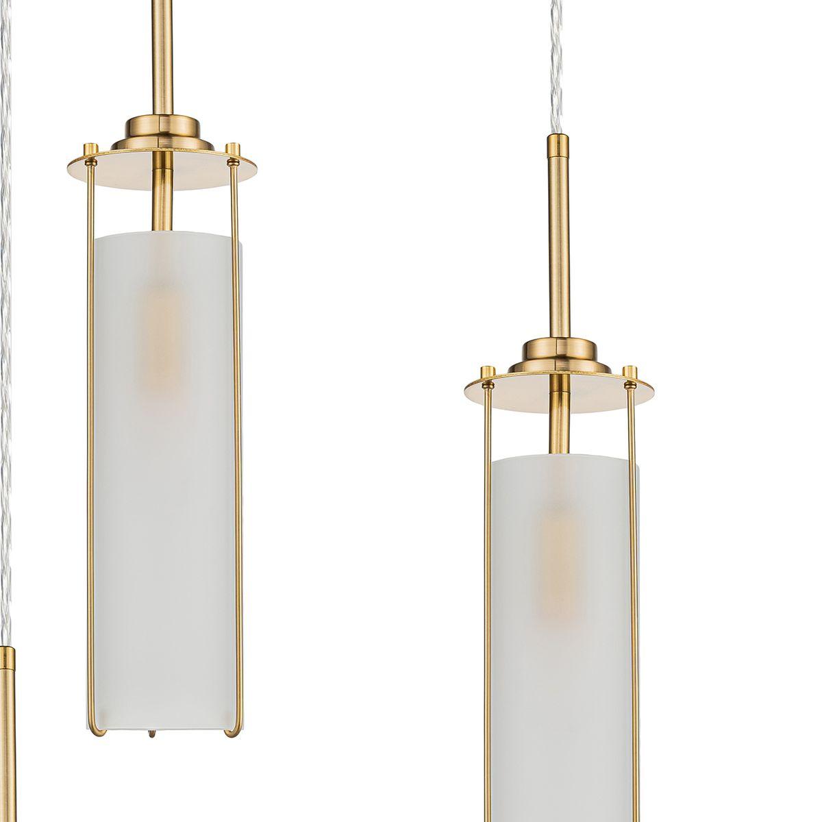 подвесная люстра indigo torcia 11038/5pl brass v000417