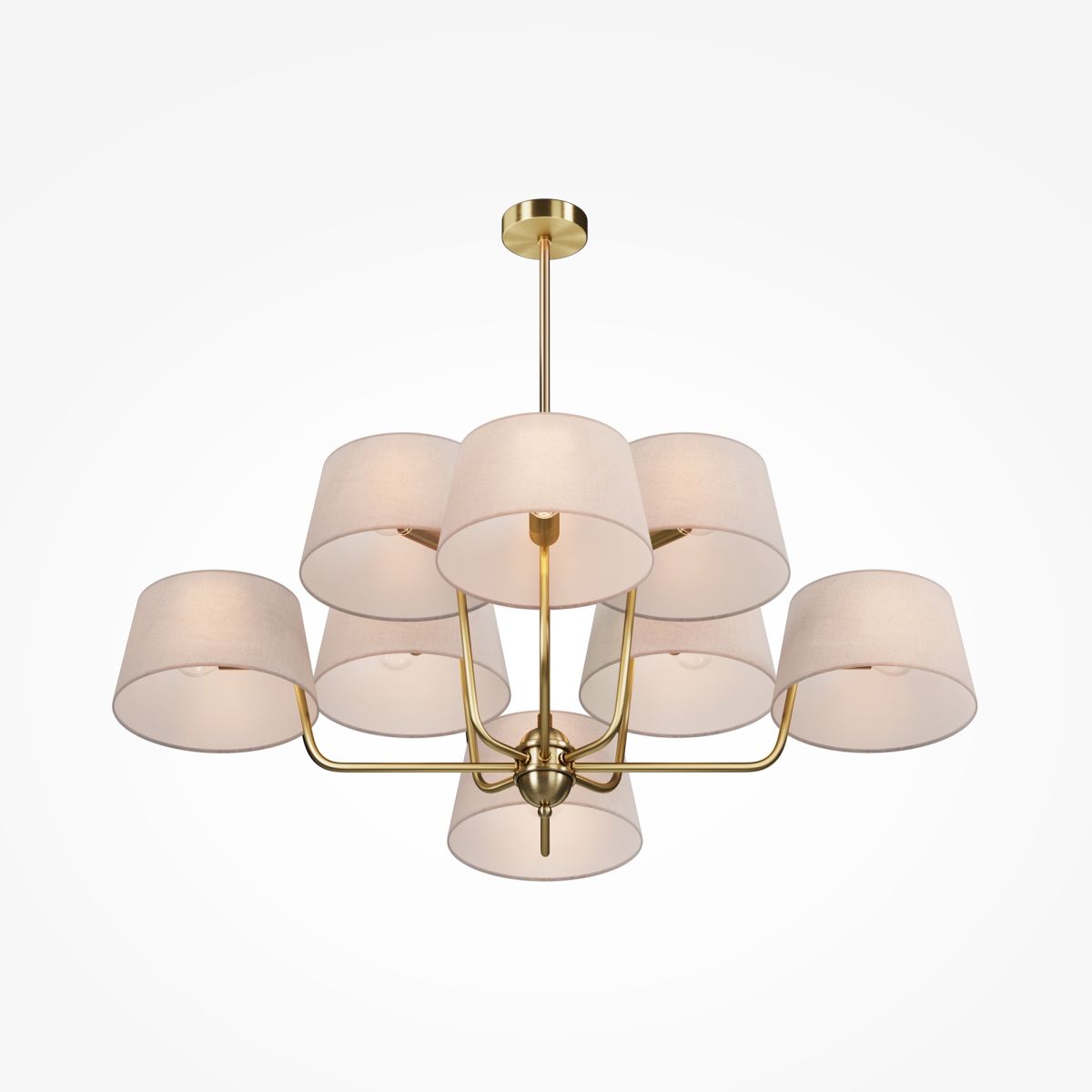 люстра на штанге maytoni modesto mod360pl-08bs