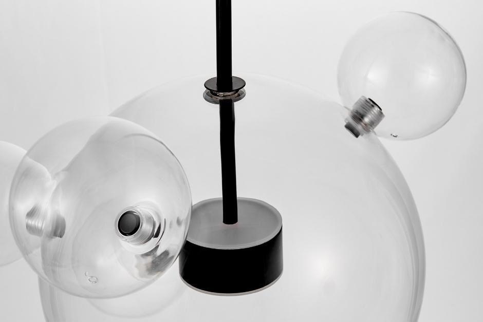 подвесной светодиодный светильник lumina deco neroni ldp 6016-3+1 bk