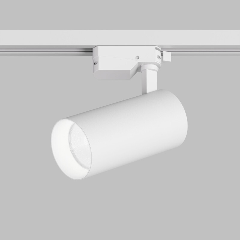 трековый однофазный светильник denkirs solid koper dk6454-wh