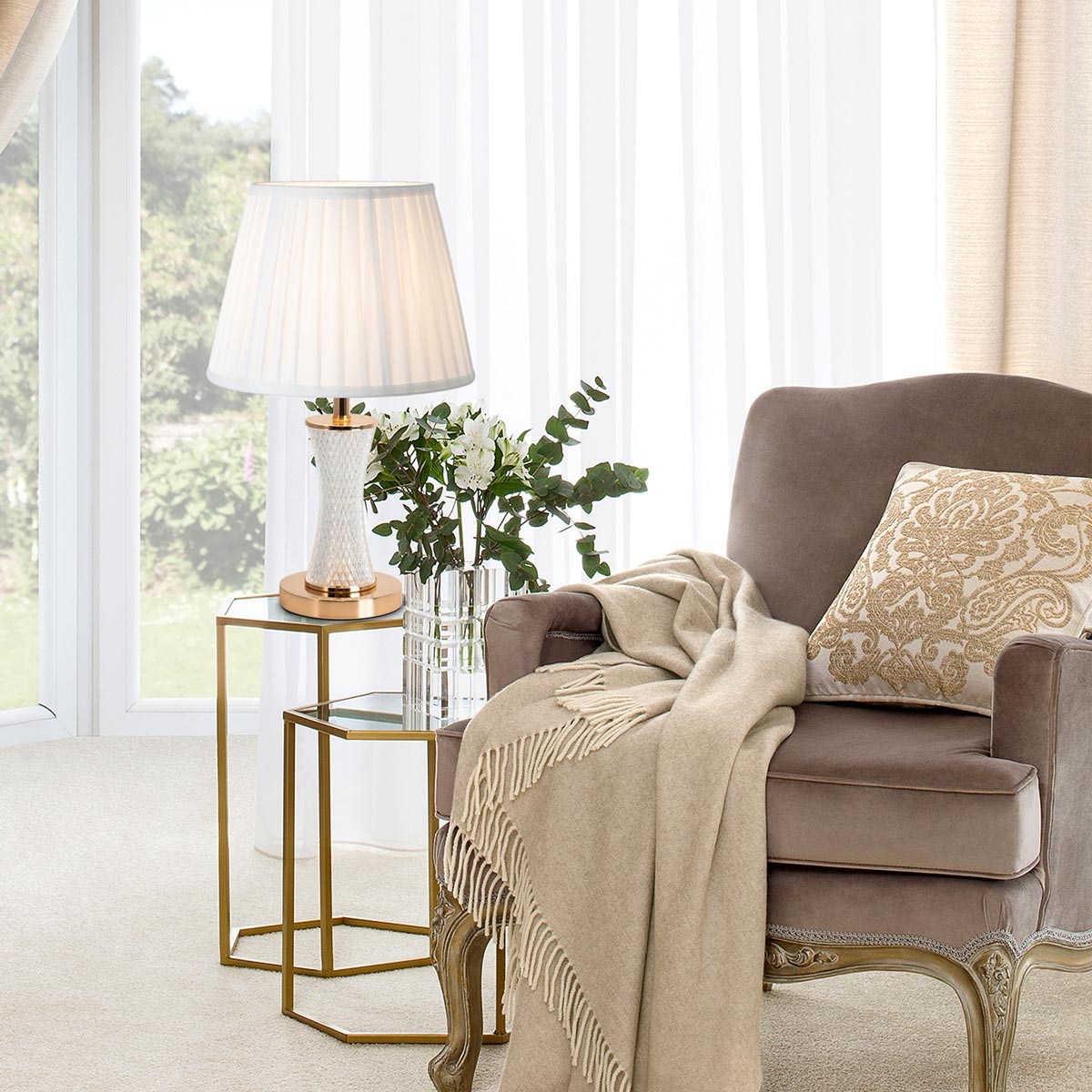 настольная лампа led4u l6161 gd