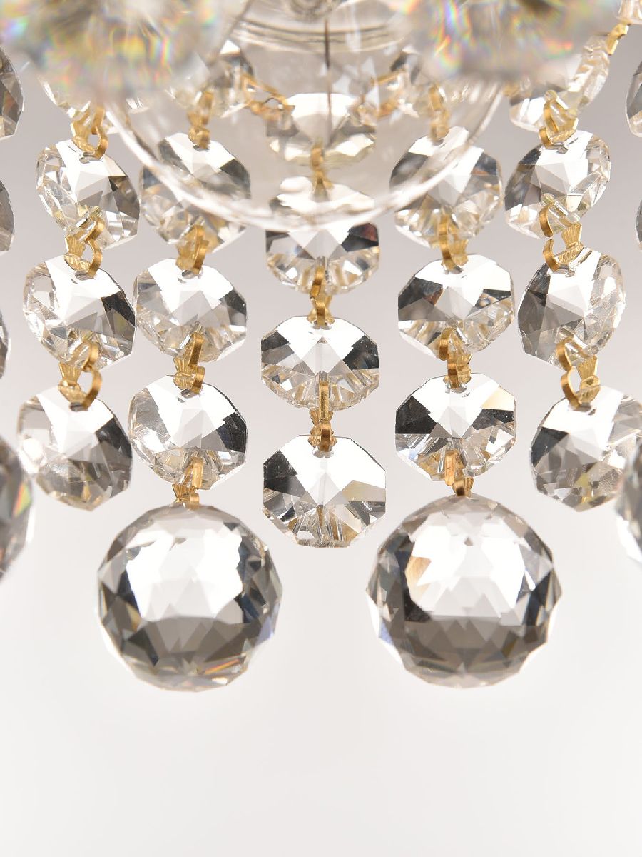 подвесной светильник bohemia ivele crystal 14781p/11 g balls