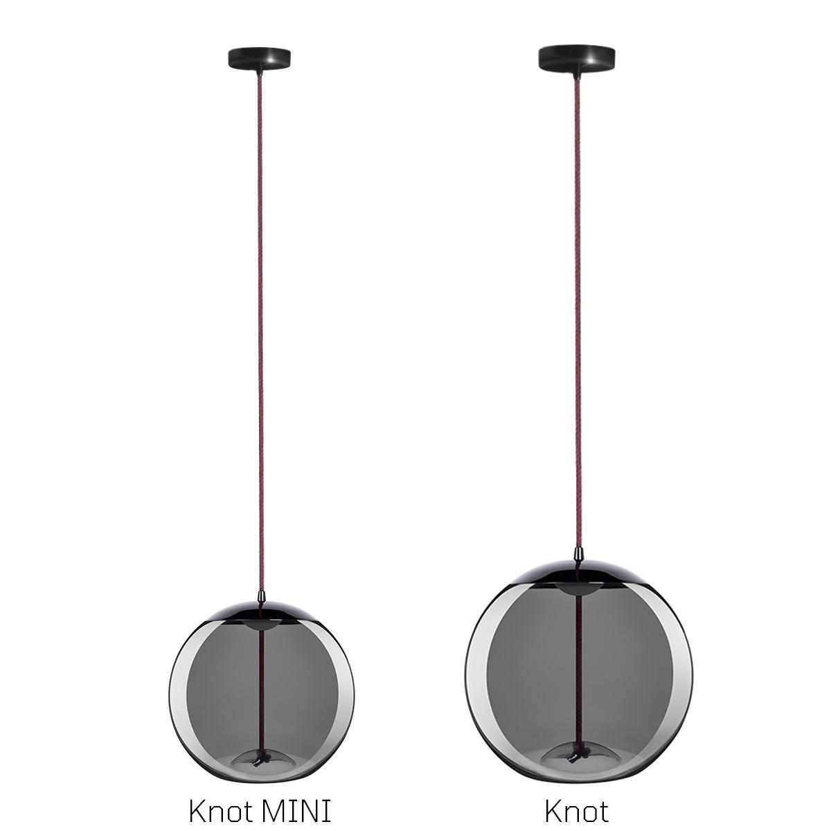 подвесной светодиодный светильник loft it knot 8134-b mini