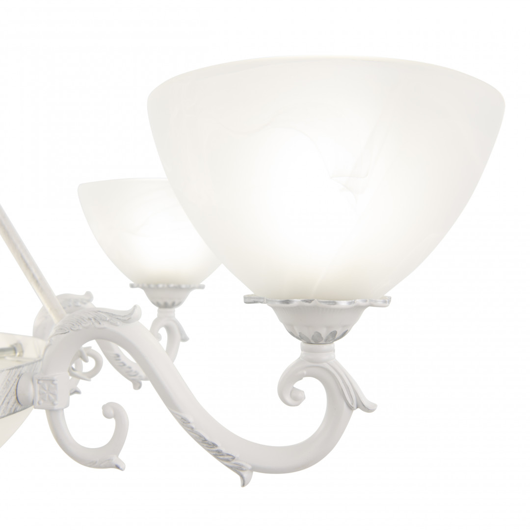 подвесная люстра arte milano 340518/6-3 wt+sl