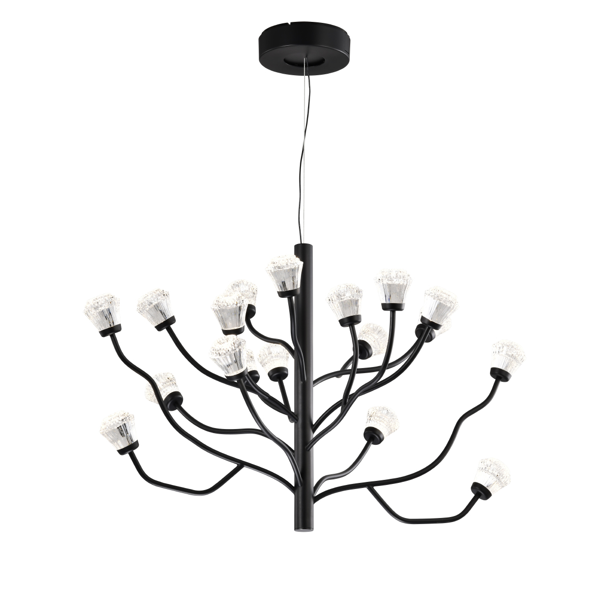 подвесная люстра delight collection p0550-18a black
