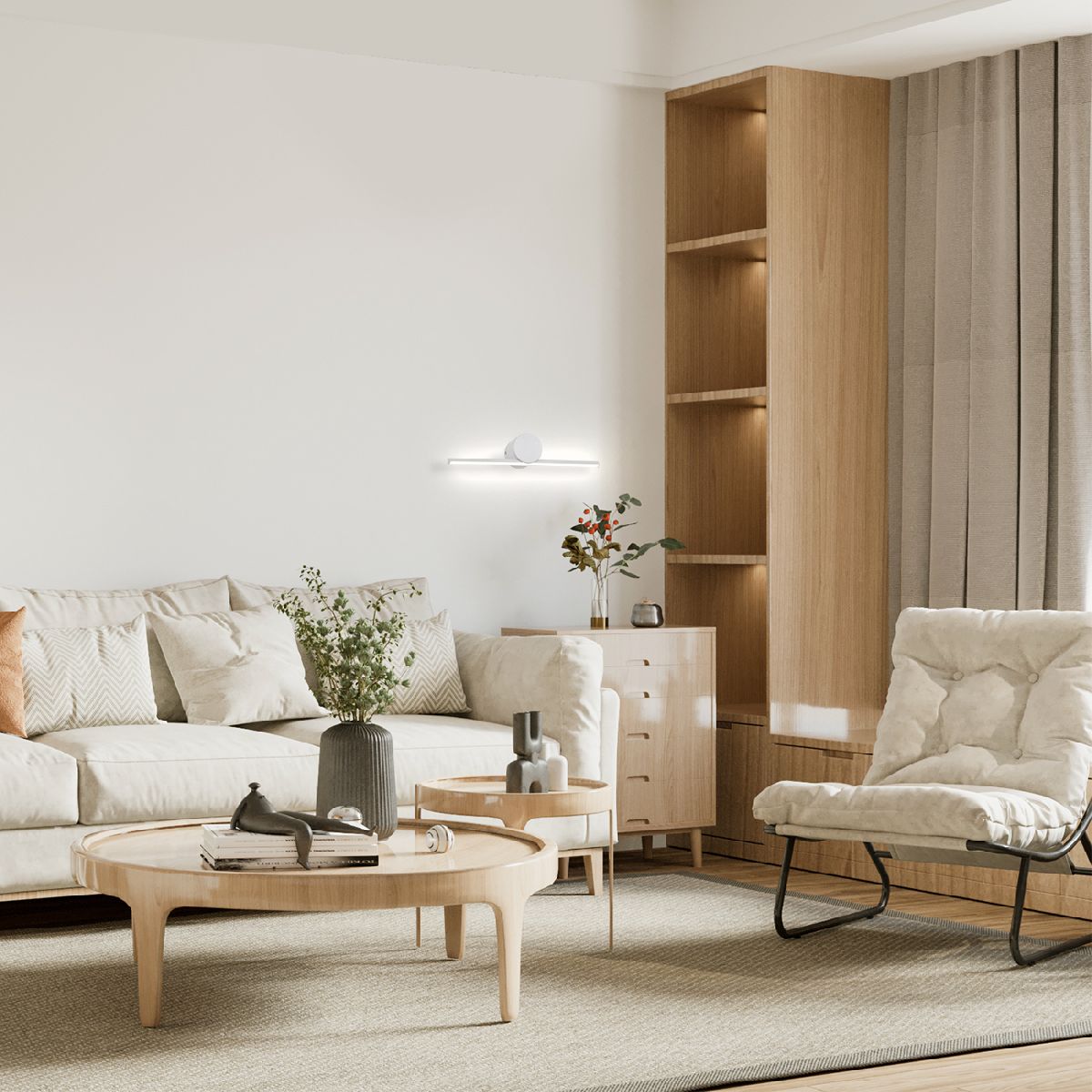 настенный светильник escada line 10281/1led white