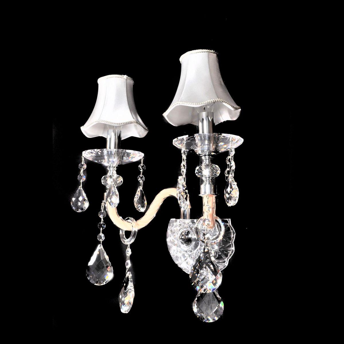 бра lumina deco denica ldw 66249-2 wt