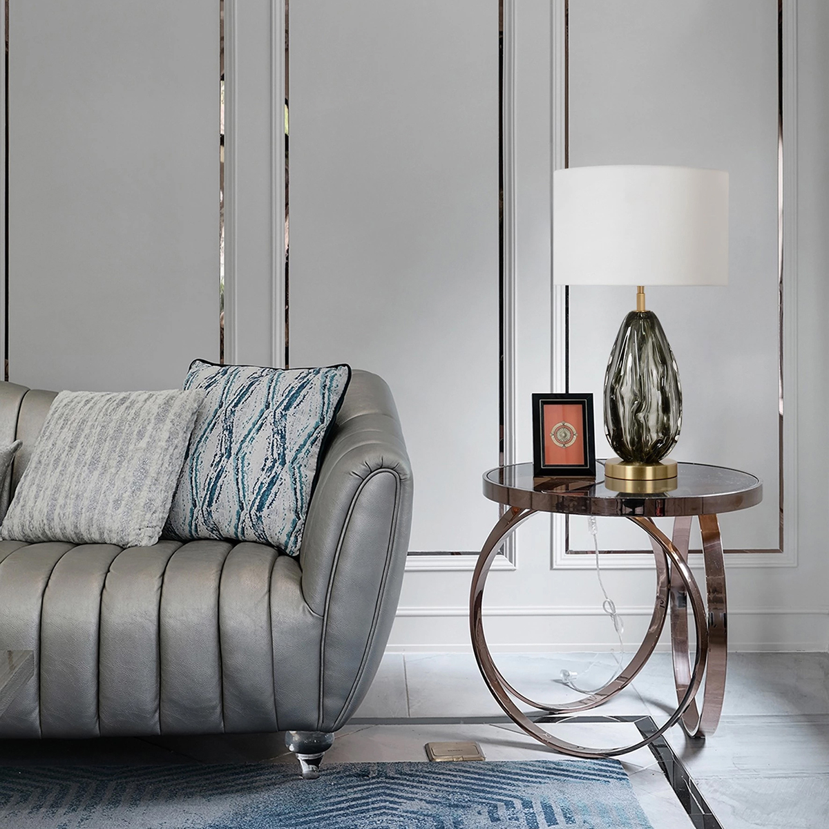 настольная лампа delight collection crystal table lamp brtl3203r