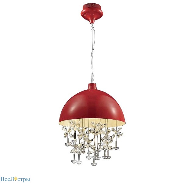 подвесной светильник delight collection crystal light md2551/15 red