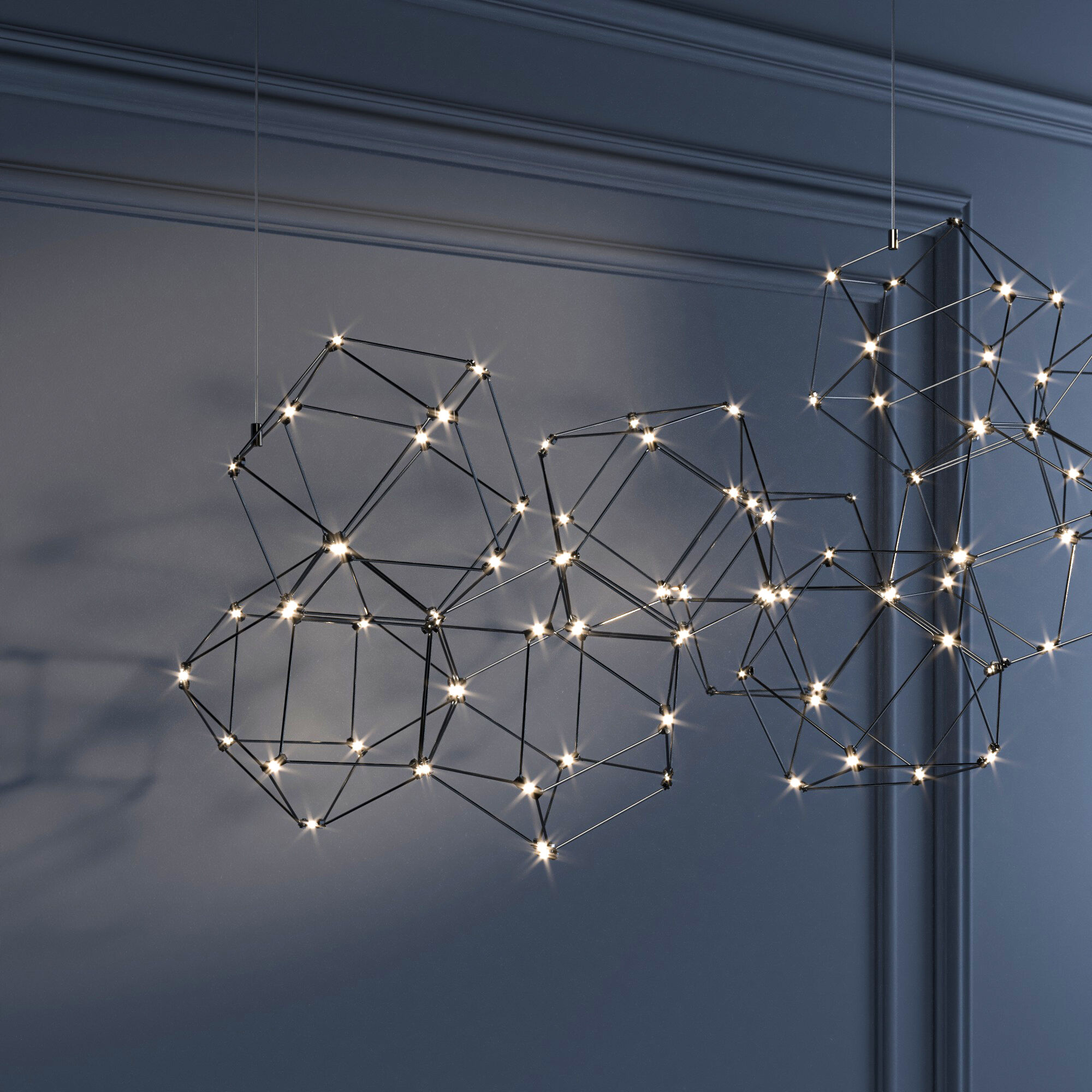 подвесная люстра eurosvet uma 90168/14 черный жемчуг a061148