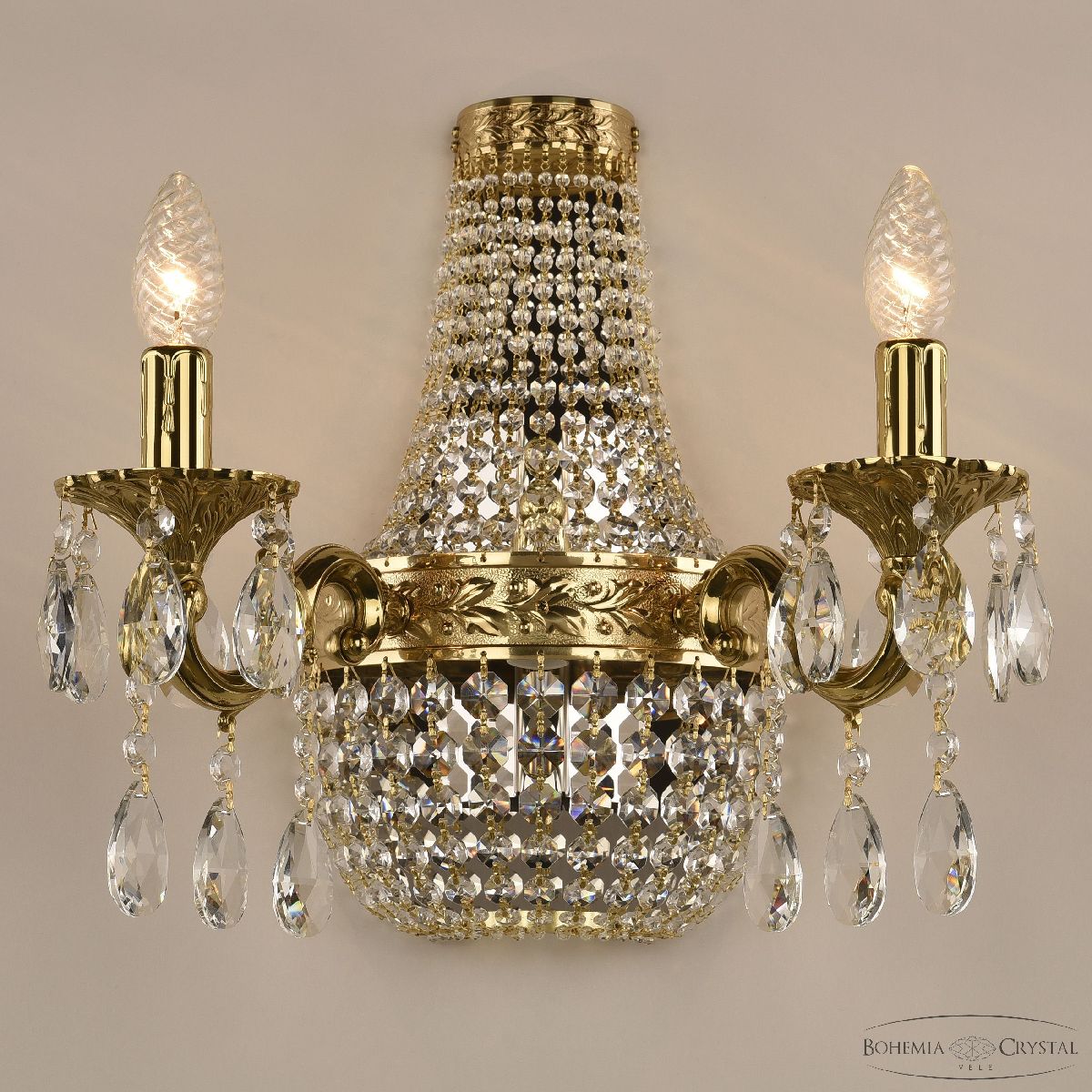 бра bohemia ivele crystal 2211h201b/2/35iv g