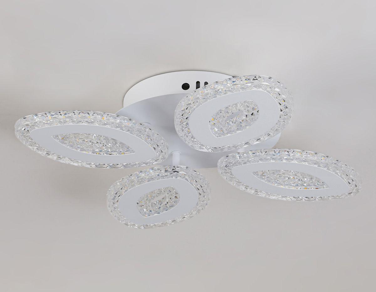 потолочная светодиодная люстра ambrella light acrylica original fa4012