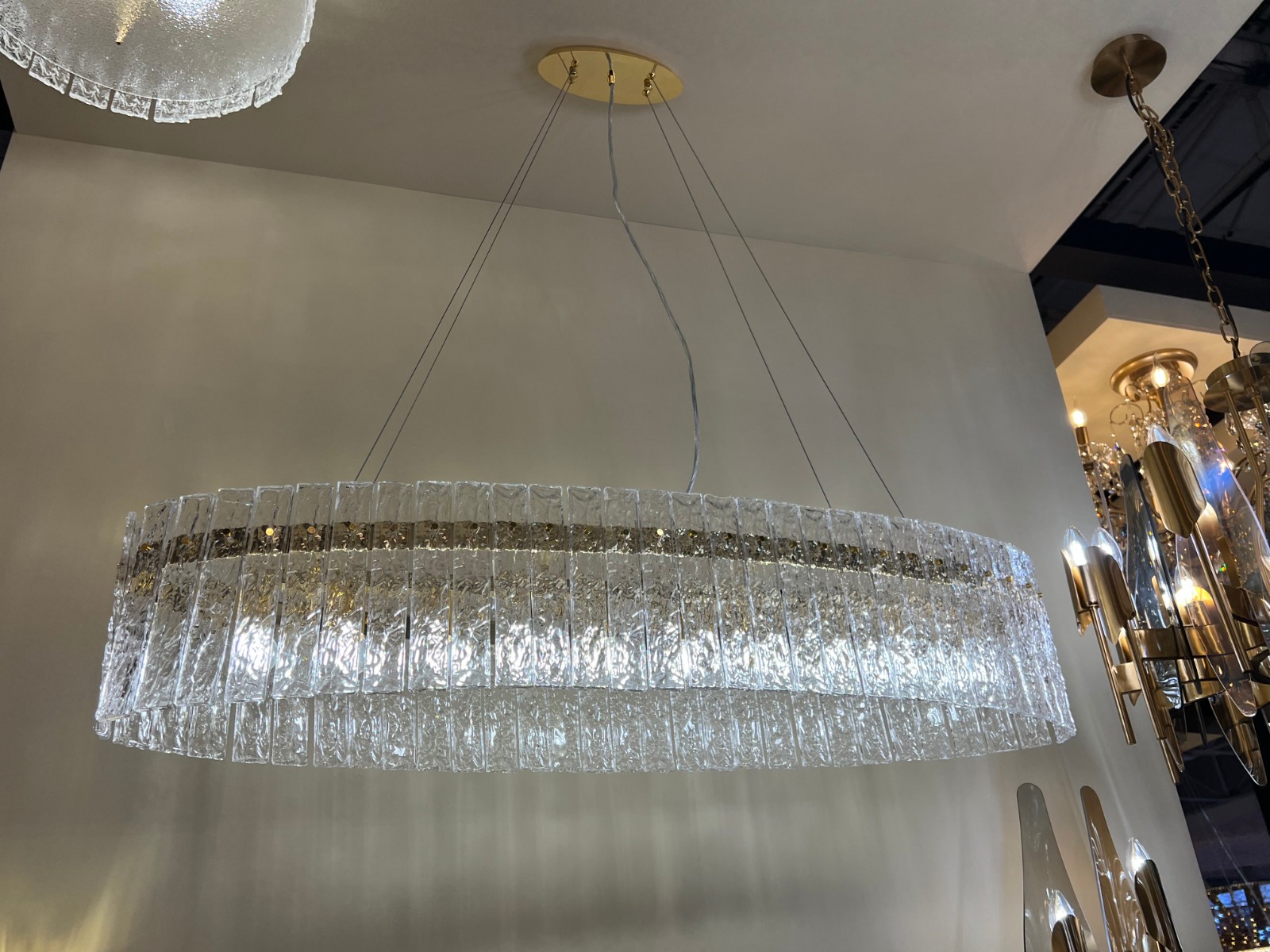 подвесная люстра crystal lux oviedo sp12 l1200