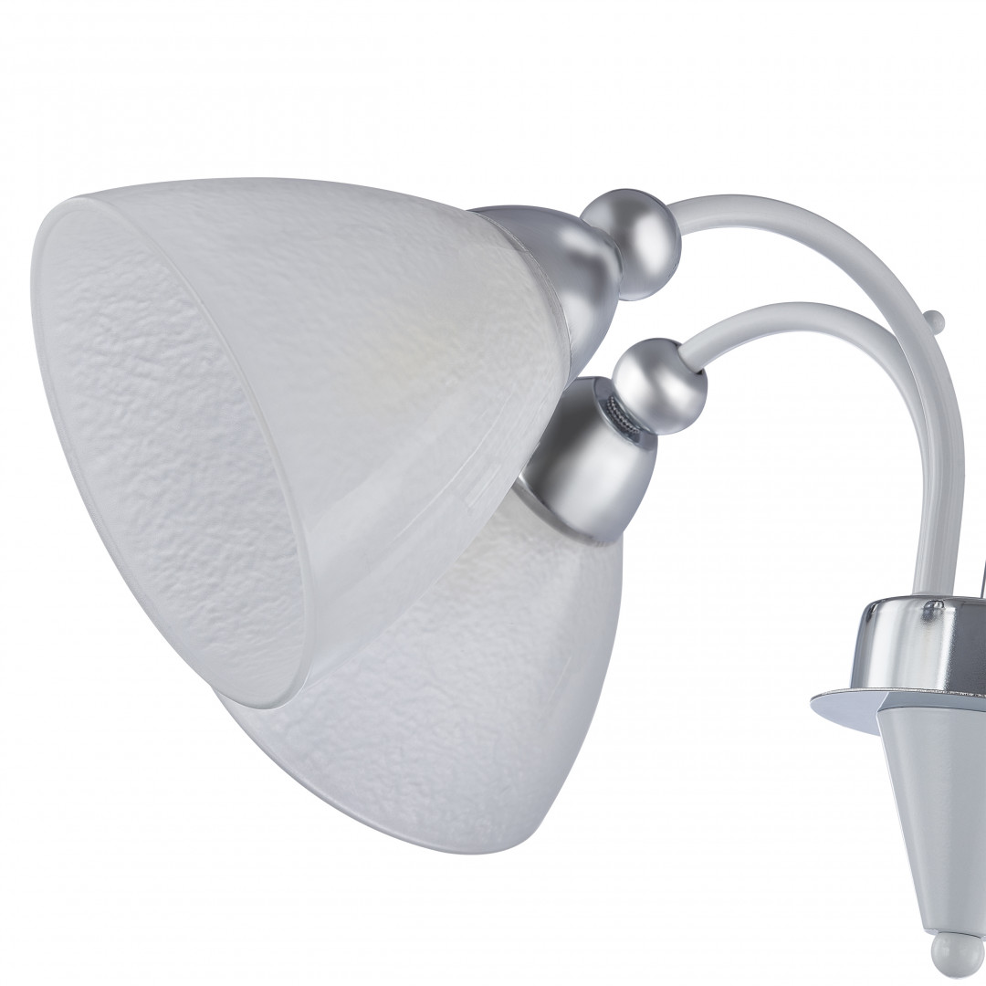 люстра на штанге arte milano napoli 326008/5 wh+cr