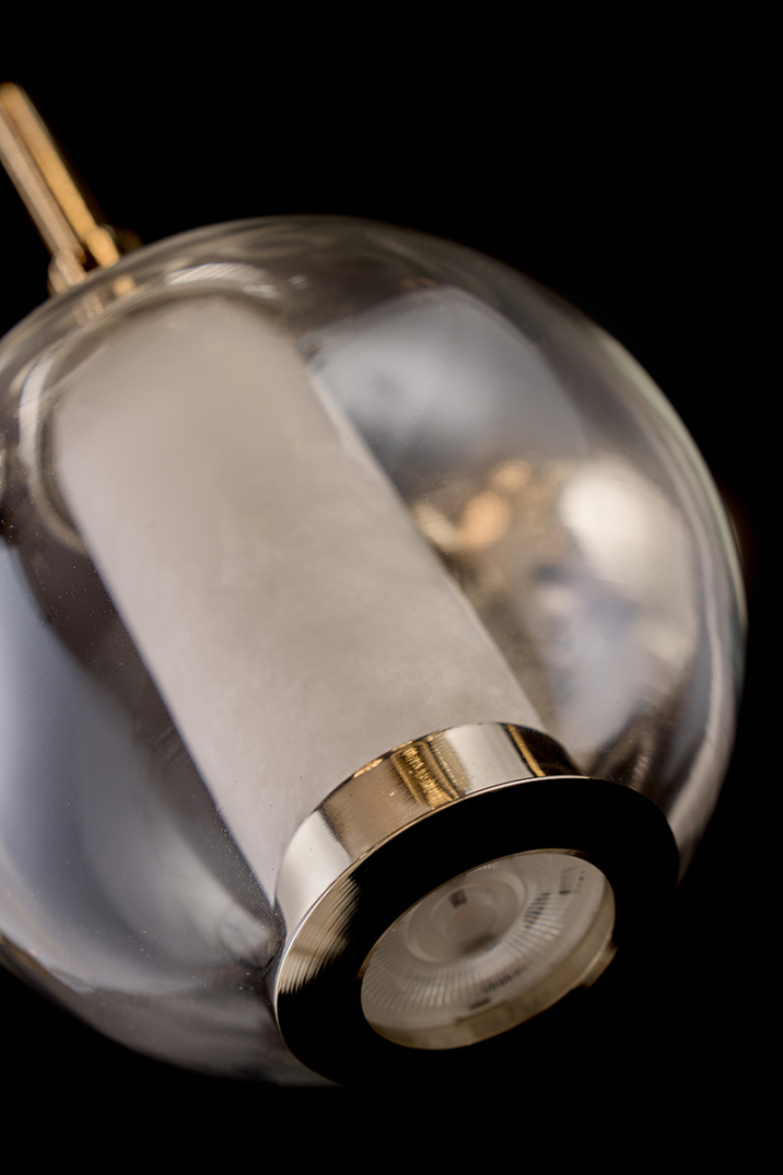 бра aurore le7703/1w chrome