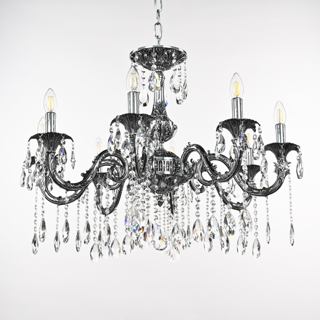 подвесная люстра bohemia ivele crystal al79101/8/250 a nb