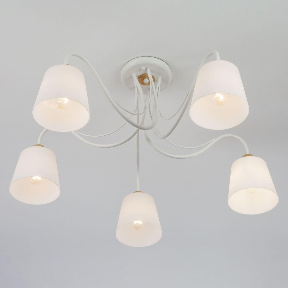 потолочная люстра eurosvet betty 70062/5 белый