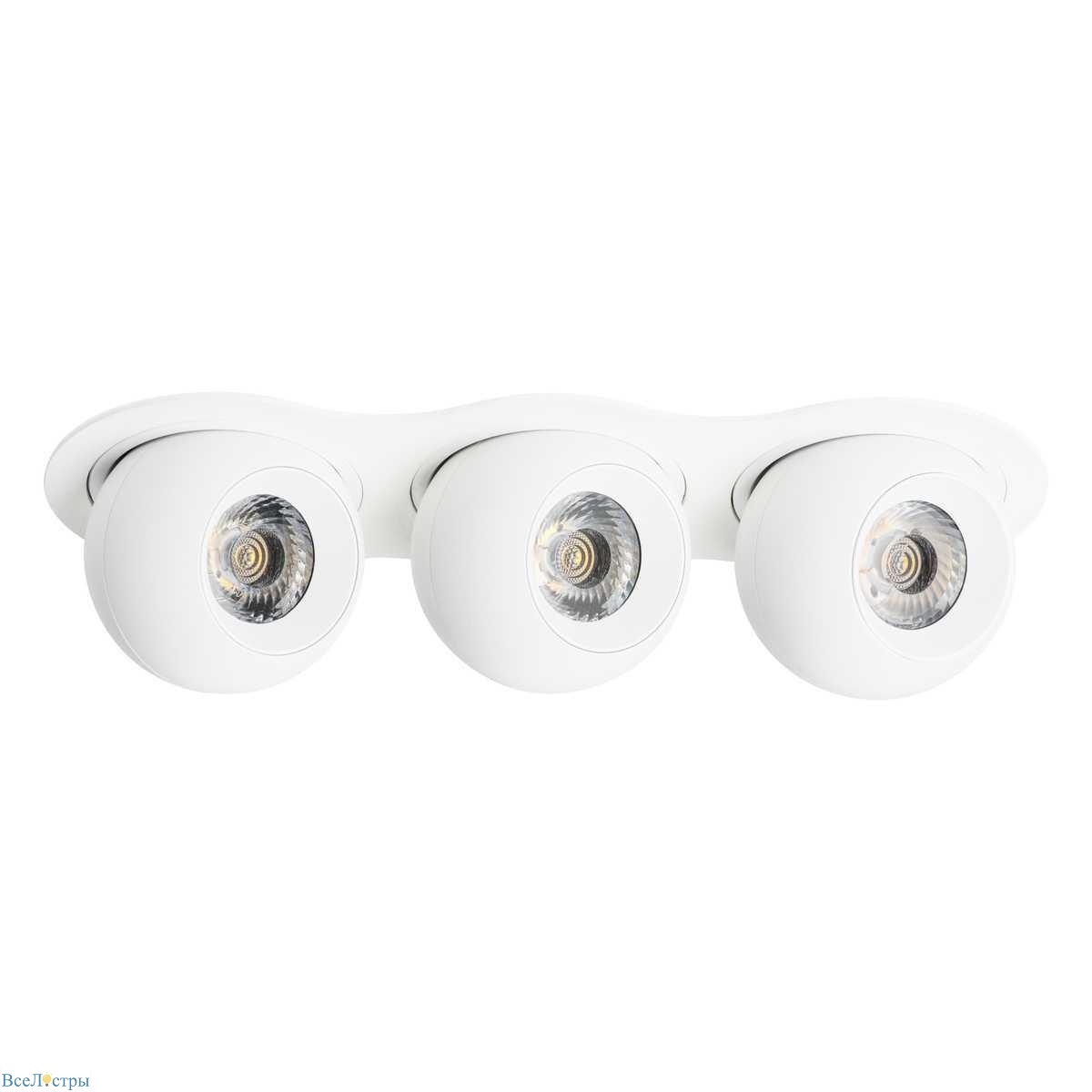 встраиваемый светодиодный спот lightstar urbano (217636+217062+217062+217062) i636626262