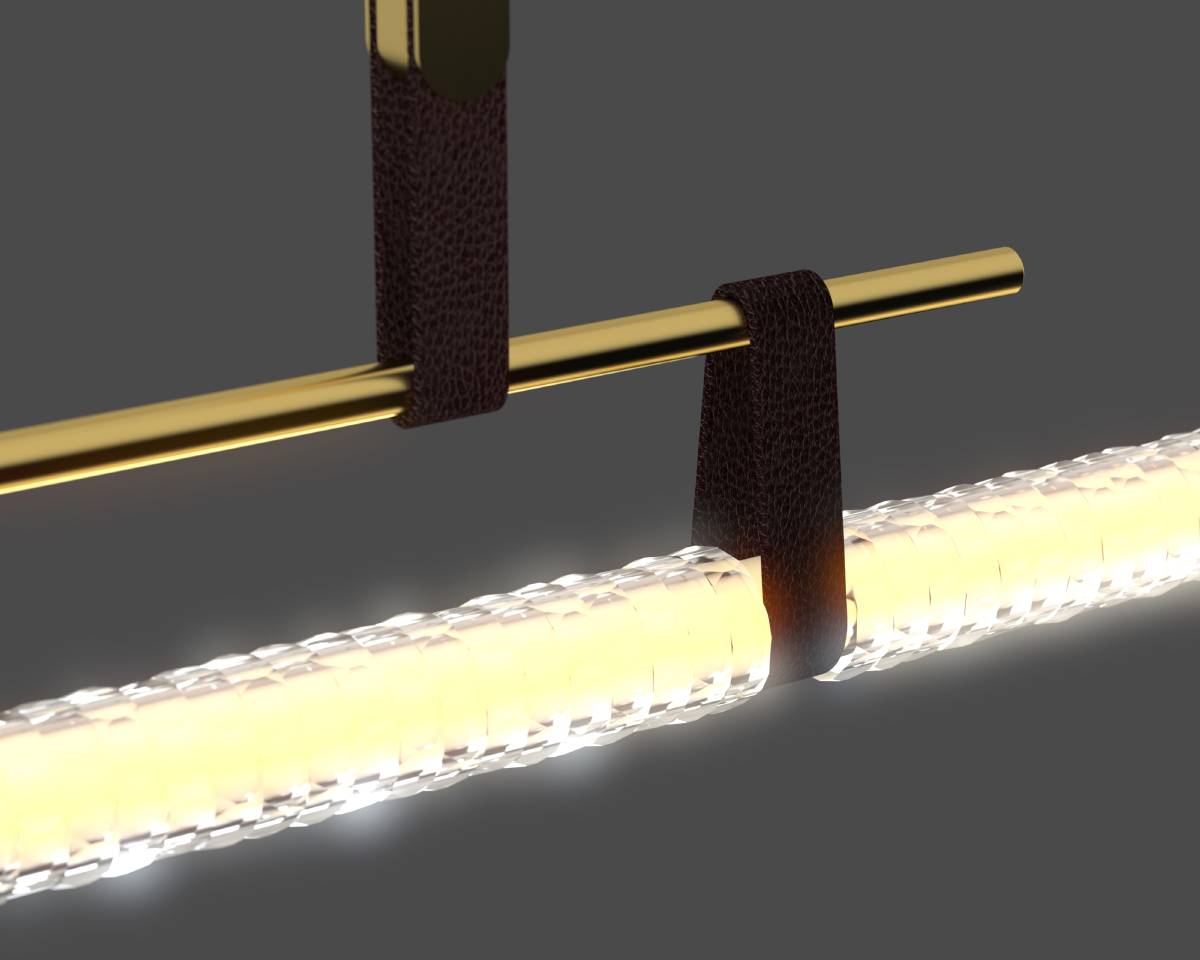 подвесной светильник delight collection 8501p/l brass/clear