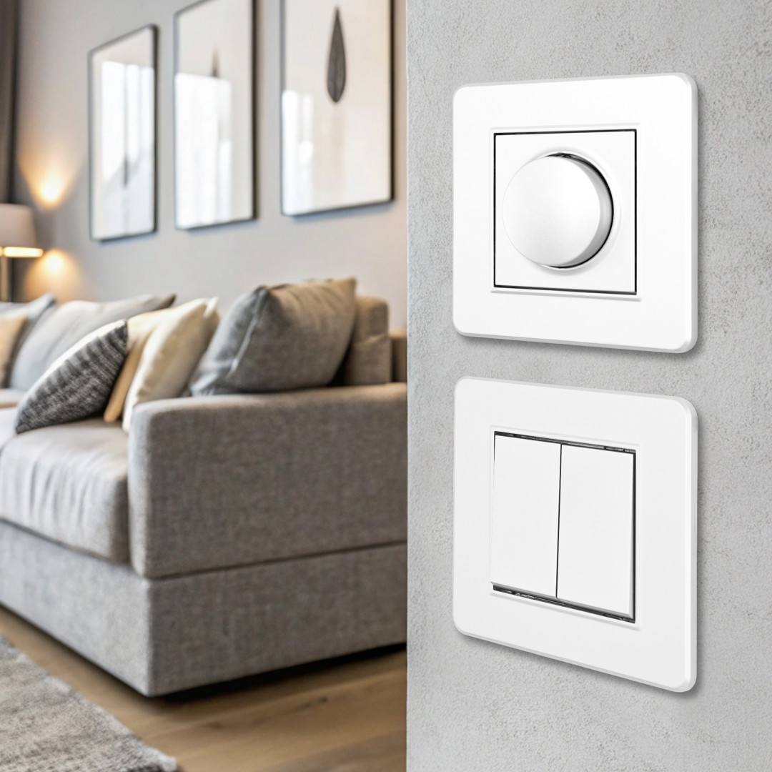 диммер с рамкой arte milano set16-1-48-1 white