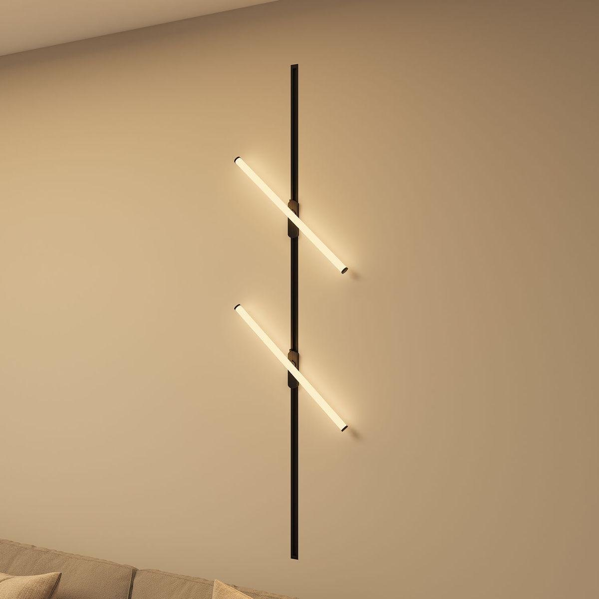 трековый светодиодный светильник denkirs strom dk6638-bk