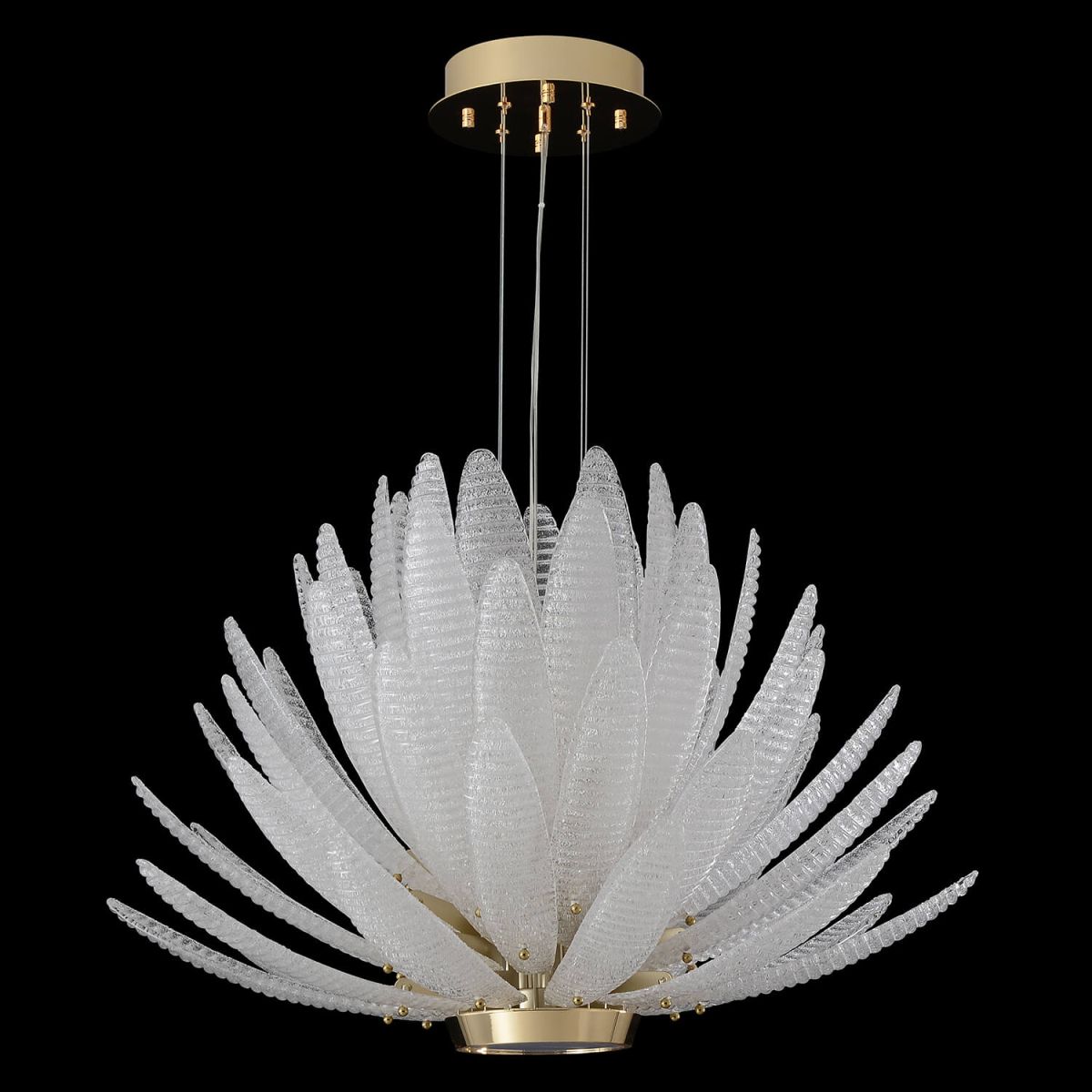 подвесная люстра crystal lux artichoke sp8+1 gold