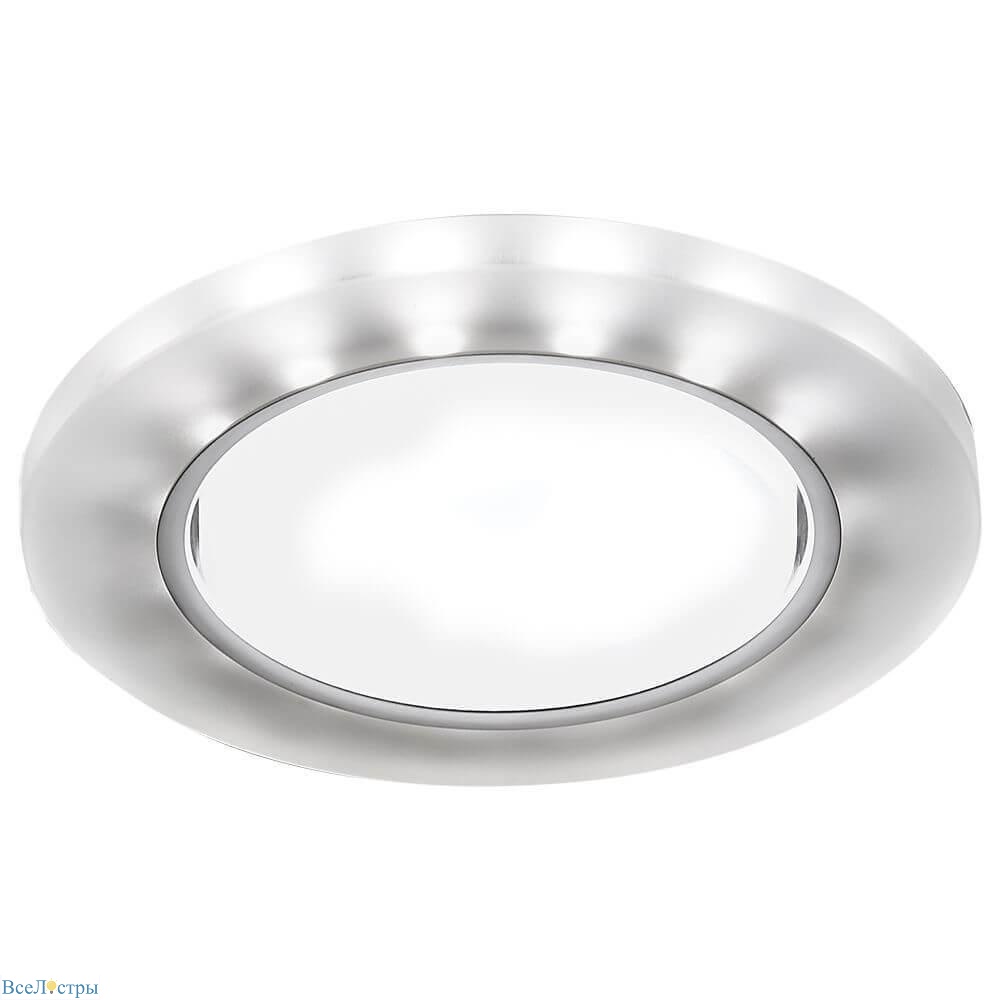 встраиваемый светодиодный светильник ambrella light gx53 led g214 ch/wh